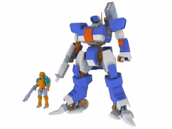 Wolf Fang: Kuuga 2001 5inch Mechanism Type 01 Soryu 1/35 Scale Model Kit