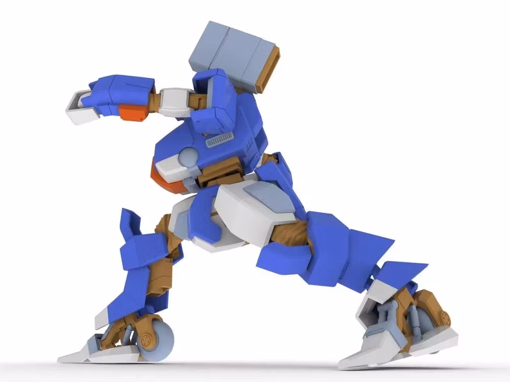 Wolf Fang: Kuuga 2001 5inch Mechanism Type 01 Soryu 1/35 Scale Model Kit