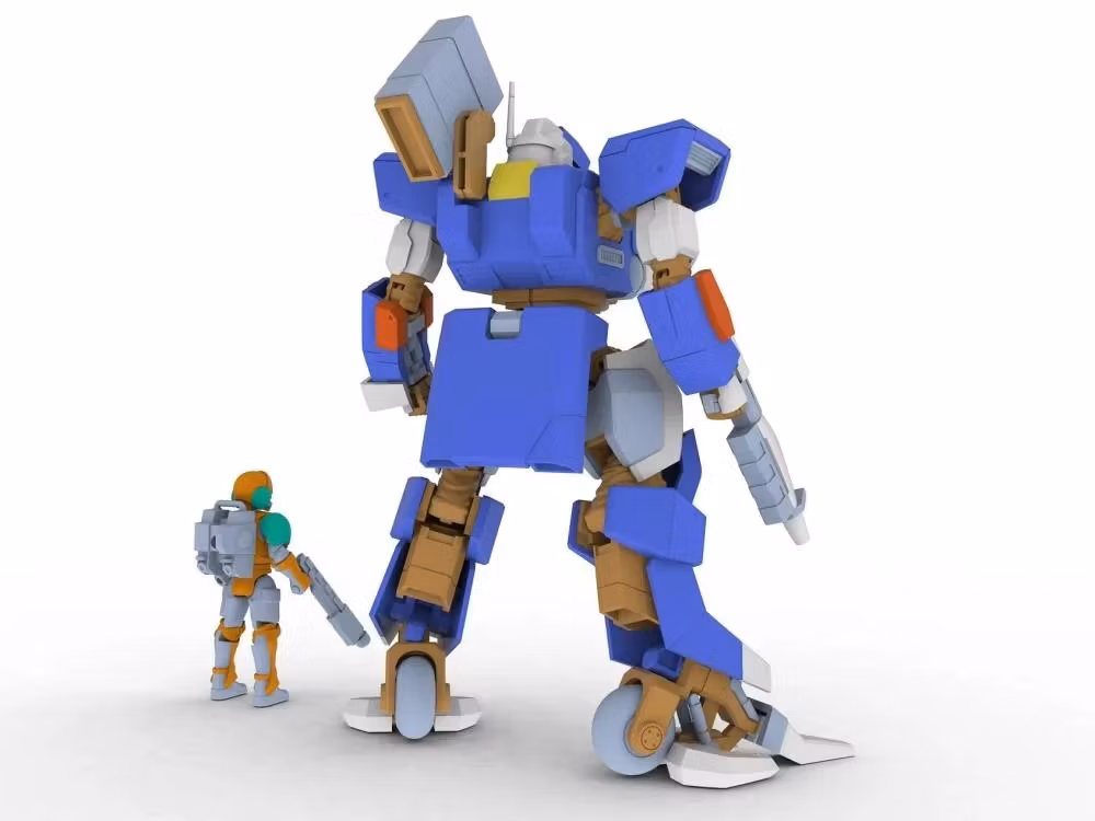 Wolf Fang: Kuuga 2001 5inch Mechanism Type 01 Soryu 1/35 Scale Model Kit