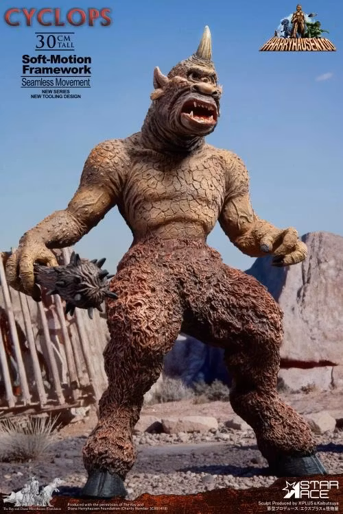 The 7th Voyage of Sinbad Soft Motion Cyclops Soft Vinyl Figure