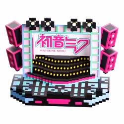 Vocaloid Brickset Miku's Stage