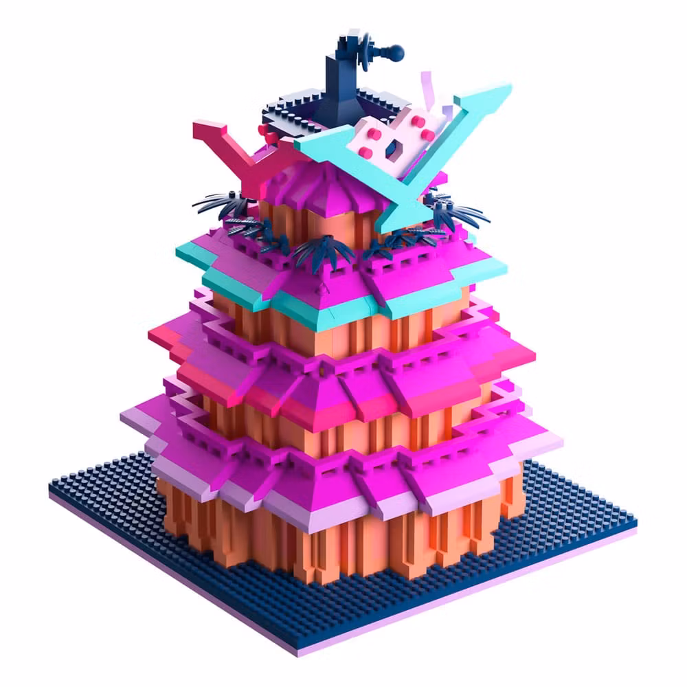 Hazbin Hotel Brickset V Tower