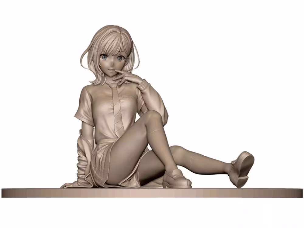 Chitose Is in the Ramune Bottle Yuzuki Nanase Premium Perching Figure