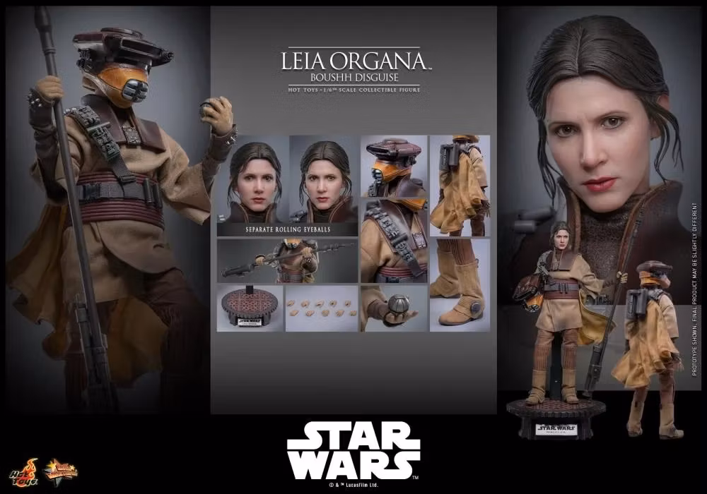Star Wars: Return of the Jedi MMS854 Leia Organa (Boushh Disguise) 1/6th Scale Collectible Figure
