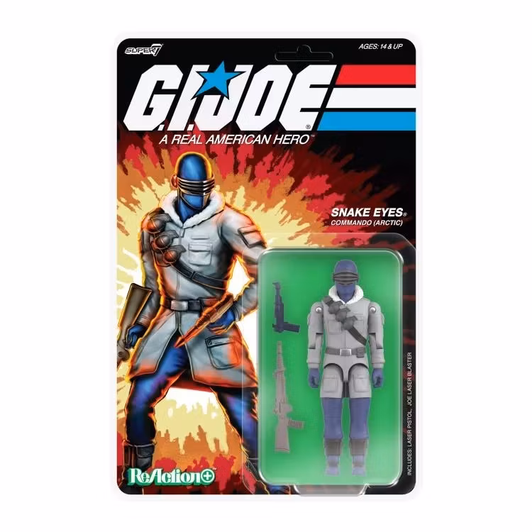 G.I. Joe ReAction+ Arctic Snake Eyes (Movie Ver.) Action Figure