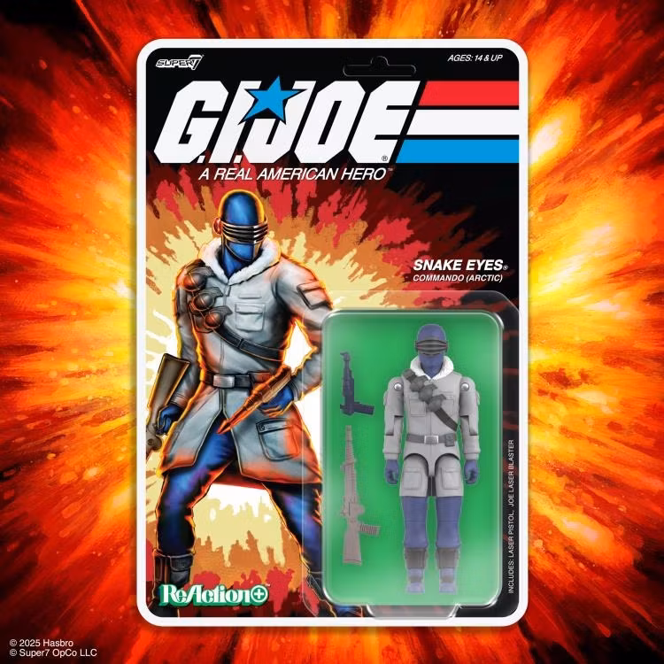 G.I. Joe ReAction+ Arctic Snake Eyes (Movie Ver.) Action Figure