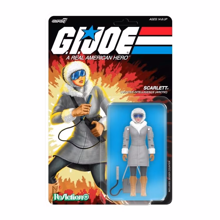 G.I. Joe ReAction+ Scarlett (Arctic) Action Figure