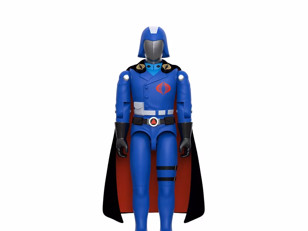G.I. Joe ReAction+ Cobra Commander (Black Cape) Action Figure