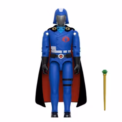 G.I. Joe ReAction+ Cobra Commander (Black Cape) Action Figure