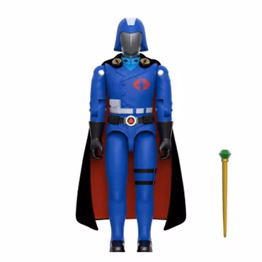 G.I. Joe ReAction+ Cobra Commander (Black Cape) Action Figure