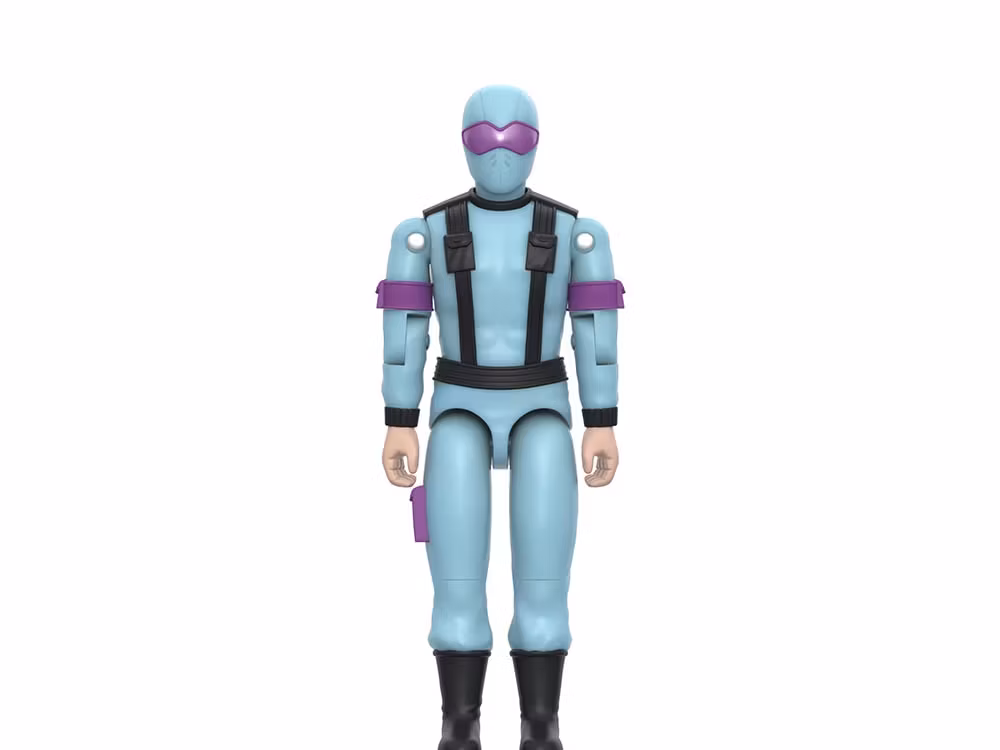 G.I. Joe ReAction+ Snake Eyes (Crystal Poison Red Glow) Action Figure