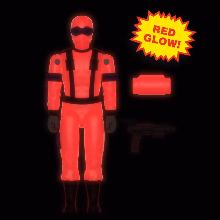 G.I. Joe ReAction+ Snake Eyes (Crystal Poison Red Glow) Action Figure