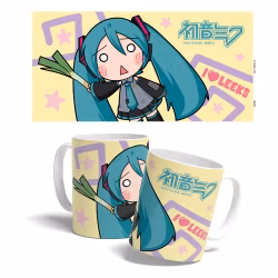 Hatsune Miku Mug Miku Chibi Leek Girl