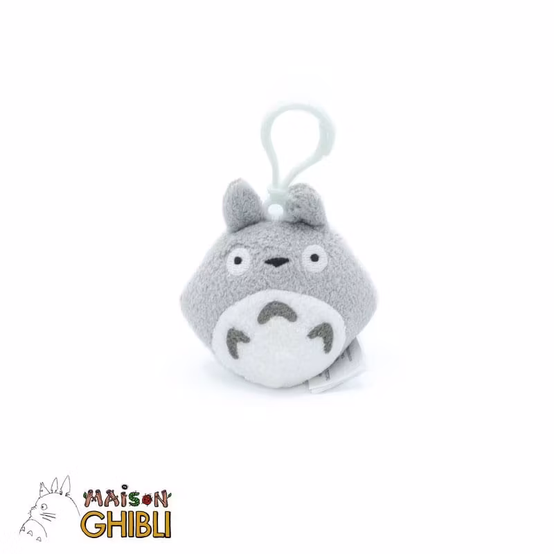 My Neighbor Totoro Plush Backpack Clip Totoro Grey