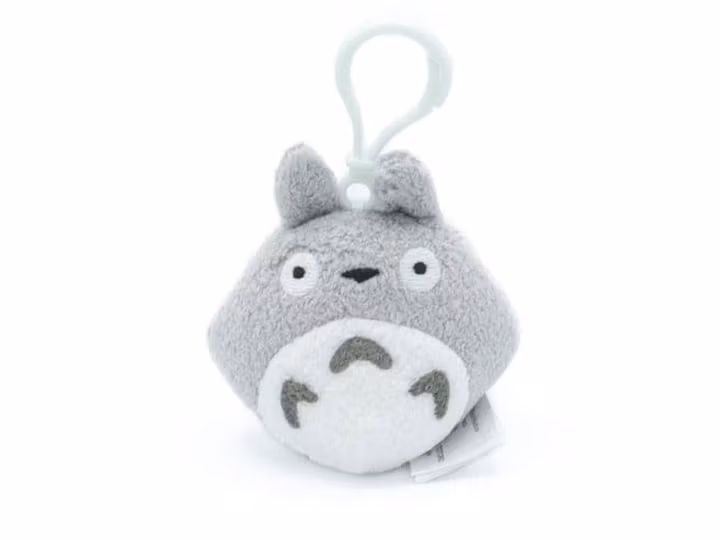 My Neighbor Totoro Plush Backpack Clip Totoro Grey