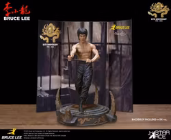 Bruce Lee "Kali Sticks Fight" (Deluxe Basement Ver.) Statue