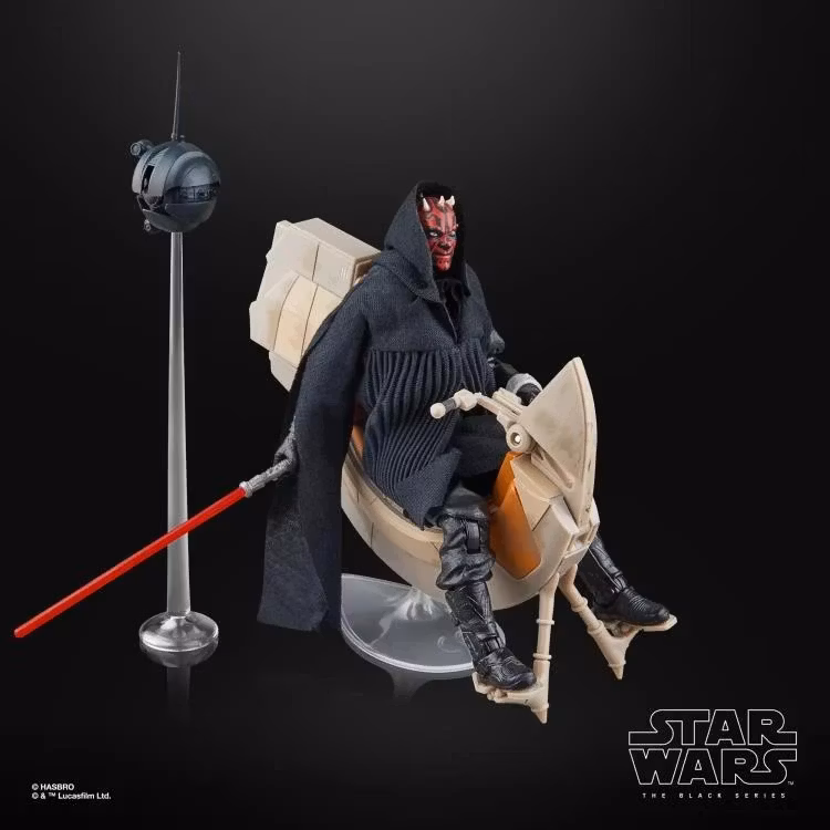 Star Wars: The Black Series Darth Maul & Sith Speeder Exclusive Action Figure & Vehicle Set (The Phantom Menace)