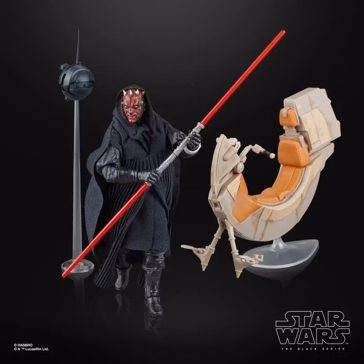 Star Wars: The Black Series Darth Maul & Sith Speeder Exclusive Action Figure & Vehicle Set (The Phantom Menace)