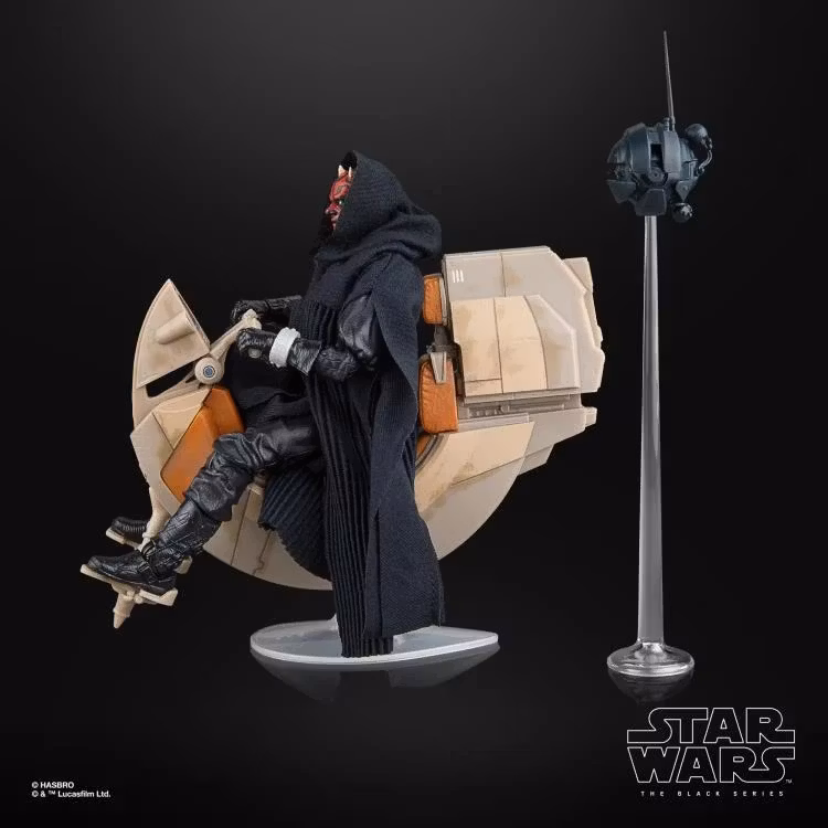 Star Wars: The Black Series Darth Maul & Sith Speeder Exclusive Action Figure & Vehicle Set (The Phantom Menace)