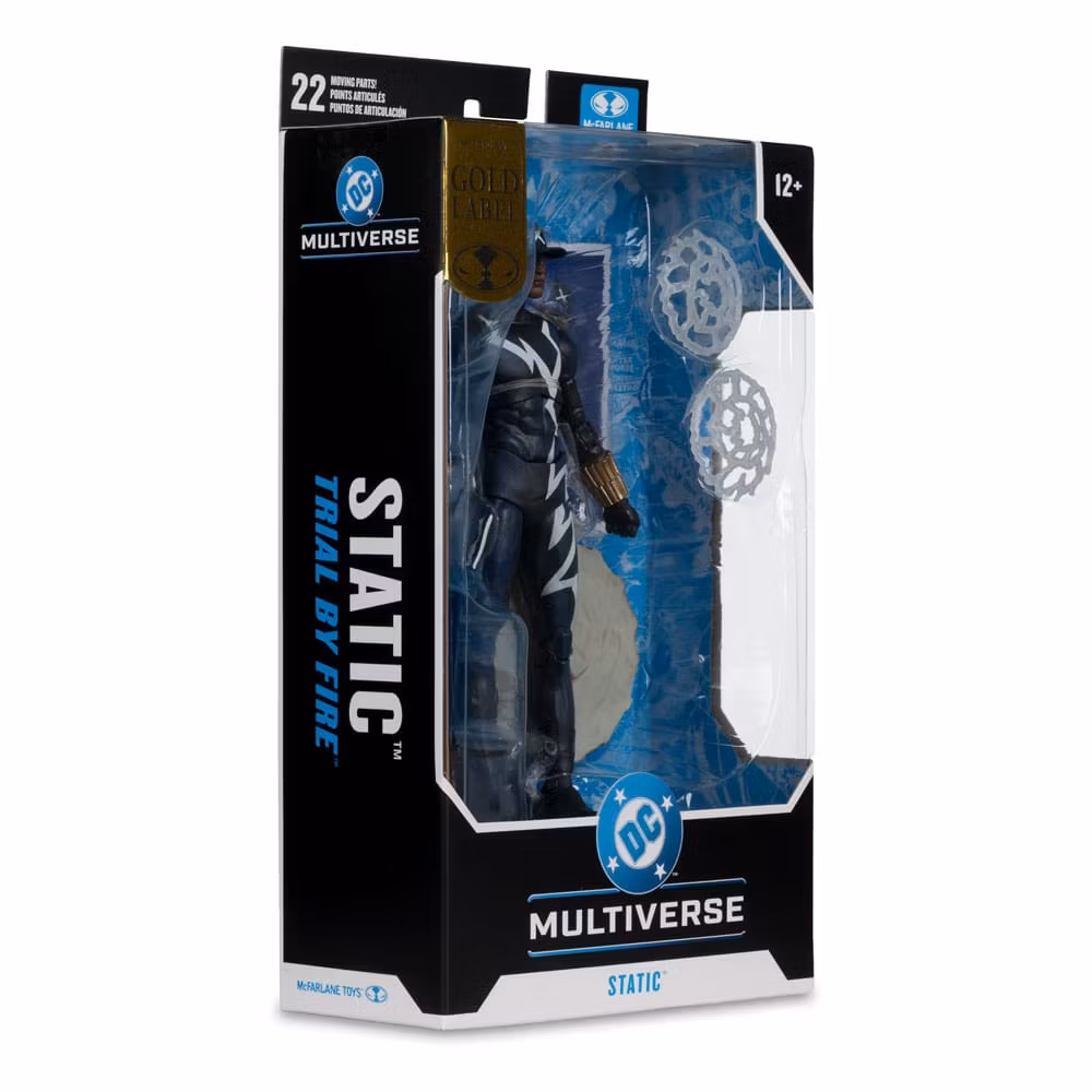 DC Multiverse Static Shock (Trial by Fire) (Gold Label) Action Figure