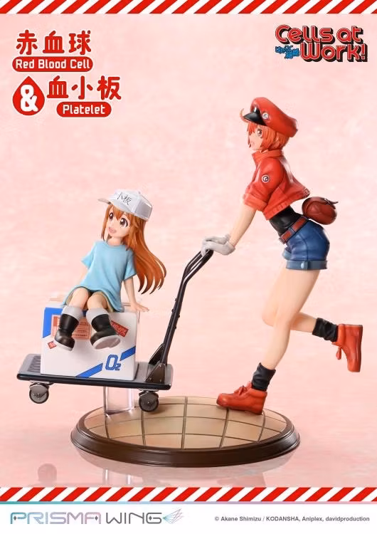 Cells at Work! Prisma Wing Red Blood Cell & Platelet Statue