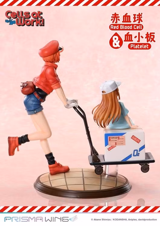 Cells at Work! Prisma Wing Red Blood Cell & Platelet Statue