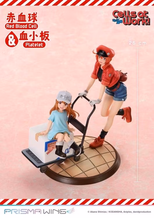 Cells at Work! Prisma Wing Red Blood Cell & Platelet Statue