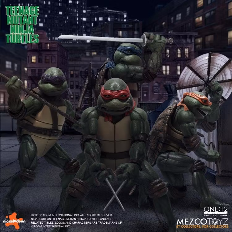 Teenage Mutant Ninja Turtles (1990) One:12 Collective Action Figure Boxed Set