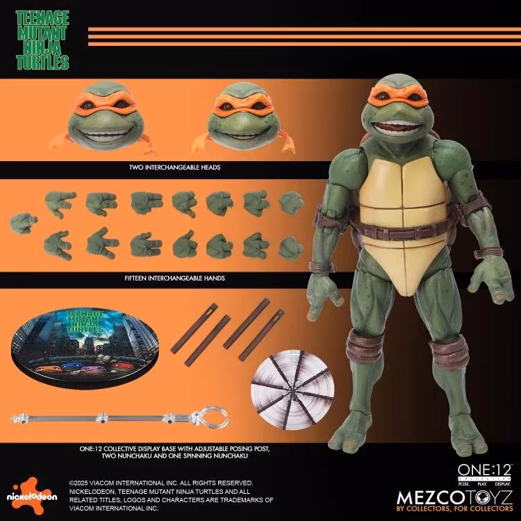 Teenage Mutant Ninja Turtles (1990) One:12 Collective Action Figure Boxed Set