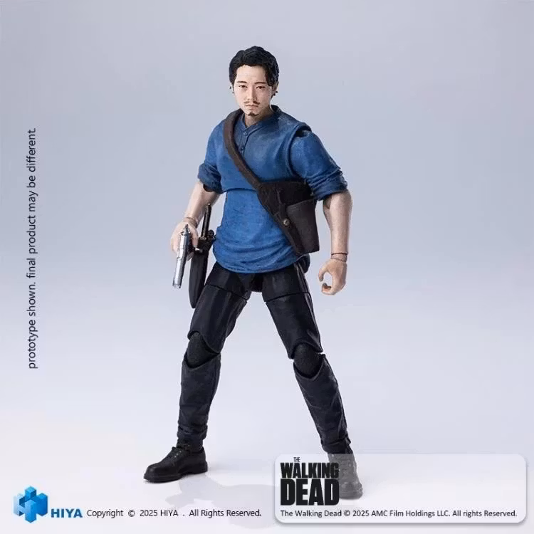 The Walking Dead Exquisite Mini Series Glenn 1/18 Scale Action Figure