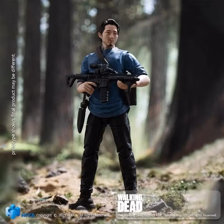 The Walking Dead Exquisite Mini Series Glenn 1/18 Scale Action Figure
