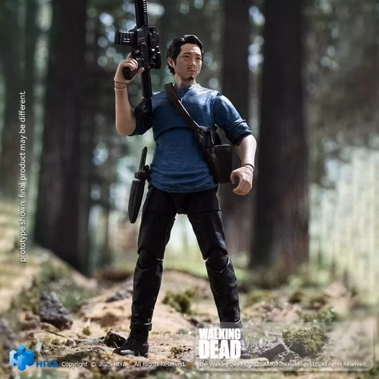 The Walking Dead Exquisite Mini Series Glenn 1/18 Scale Action Figure