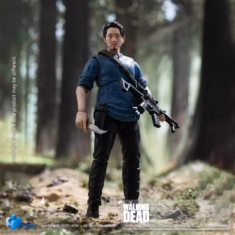 The Walking Dead Exquisite Mini Series Glenn 1/18 Scale Action Figure