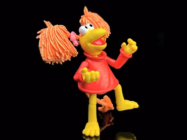 Fraggle Rock Basics Line Red Action Figure