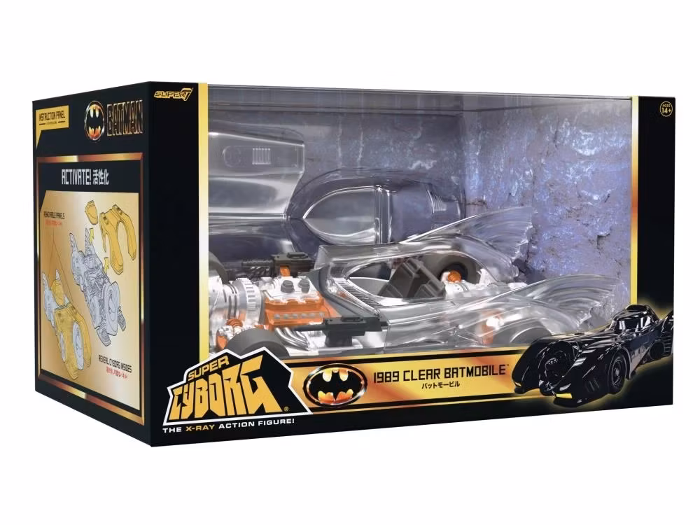 Batman (1989) Super Cyborg Batmobile (Clear)