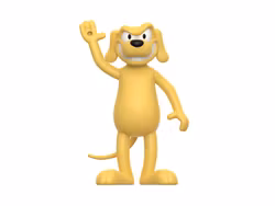 Green Day ReAction Dookie Dog Action Figure