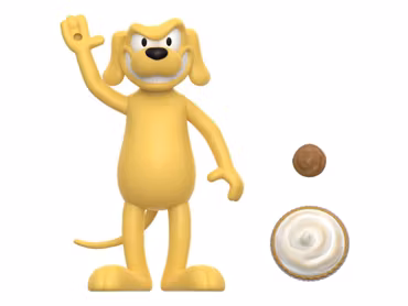 Green Day ReAction Dookie Dog Action Figure