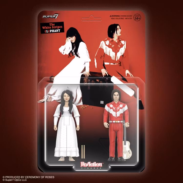 The White Stripes ReAction The White Stripes (Elephant) Action Figure Two-Pack