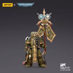 Warhammer 40,000 Death Guard Plague Marine Icon Bearer with Boltgun and Plague knife 1/18 Scale Action Figure