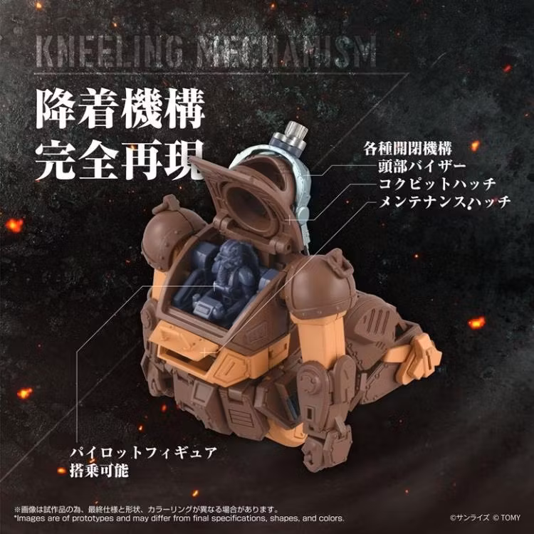 Armored Trooper Votoms Toyrise AT Collection 07 Scopedog (Brown Color Ver.) Action Figure