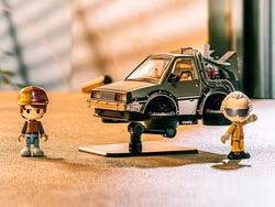 Back to the Future Part 2 Q Village QV-07 Time Machine Model Kit Set