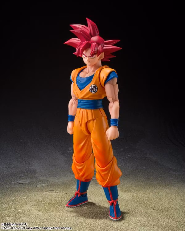 Dragon Ball Super S.H.Figuarts Super Saiyan God Goku (God Aura) Action Figure