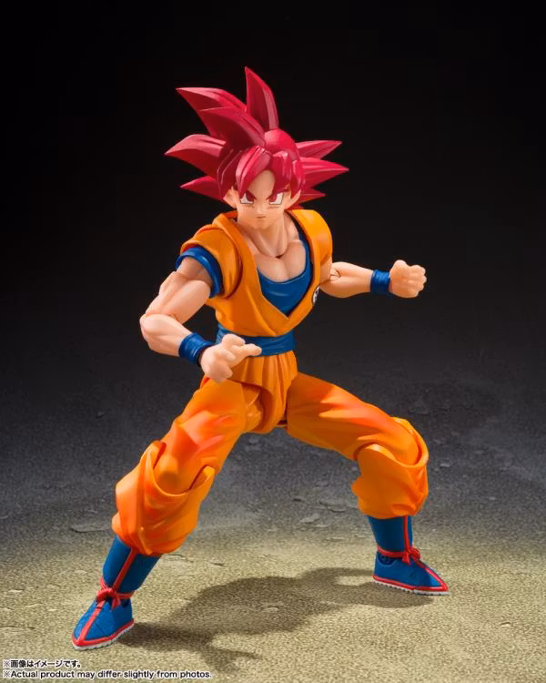 Dragon Ball Super S.H.Figuarts Super Saiyan God Goku (God Aura) Action Figure