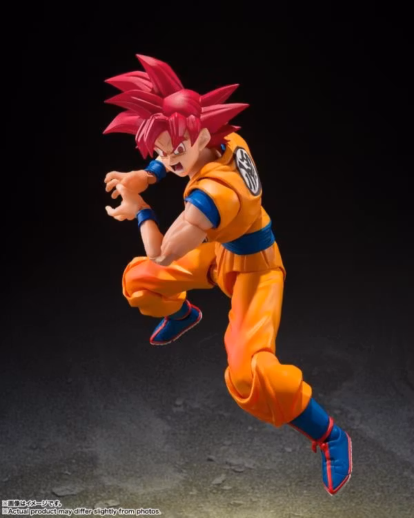Dragon Ball Super S.H.Figuarts Super Saiyan God Goku (God Aura) Action Figure