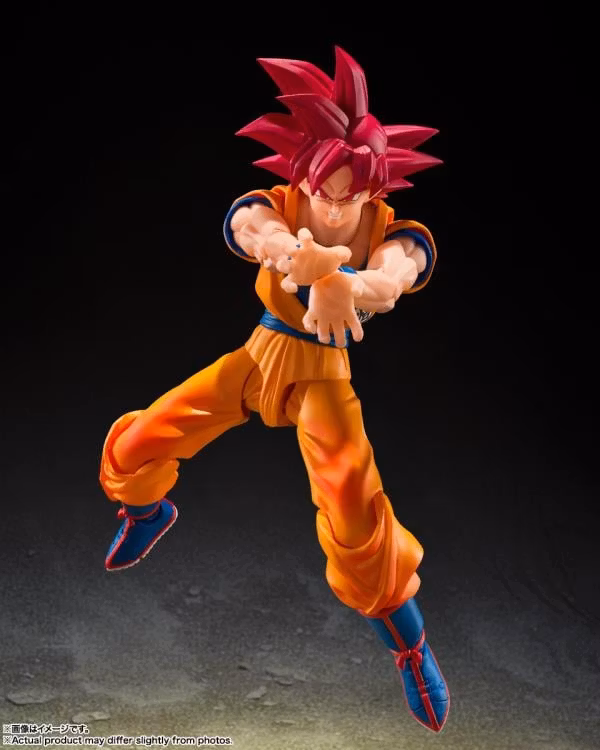 Dragon Ball Super S.H.Figuarts Super Saiyan God Goku (God Aura) Action Figure
