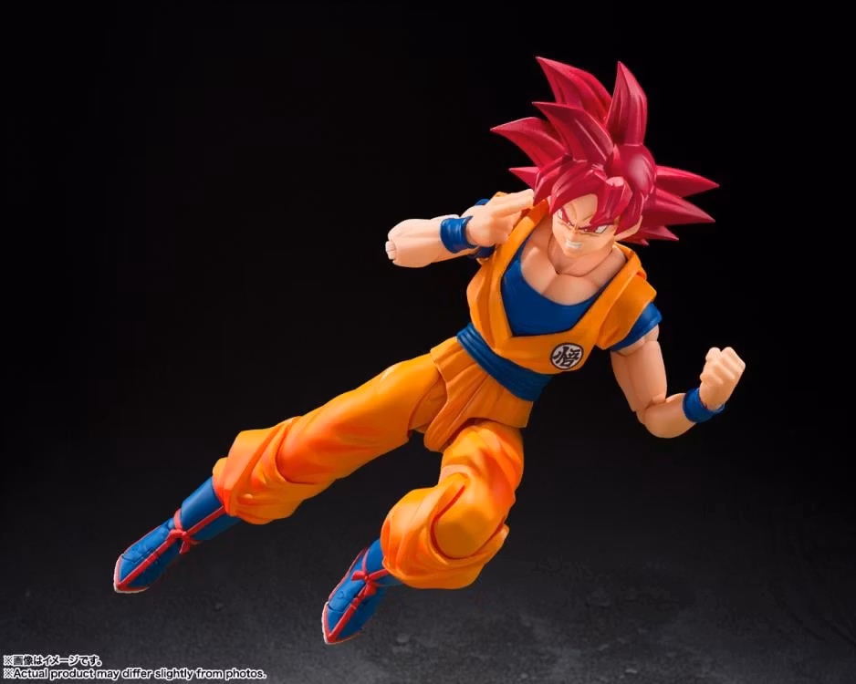 Dragon Ball Super S.H.Figuarts Super Saiyan God Goku (God Aura) Action Figure