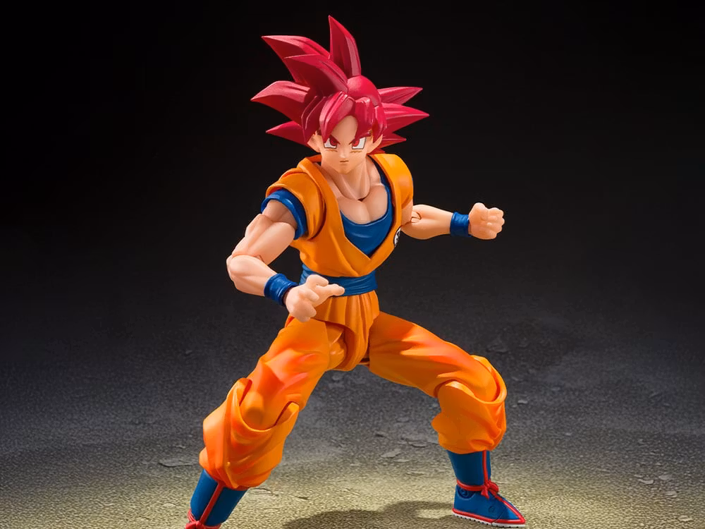 Dragon Ball Super S.H.Figuarts Super Saiyan God Goku (God Aura) Action Figure