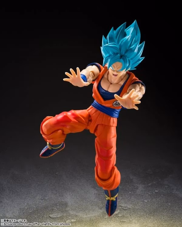 Dragon Ball Super S.H.Figuarts Super Saiyan God Super Saiyan Goku (Blue Power Transcending Limits) Action Figure