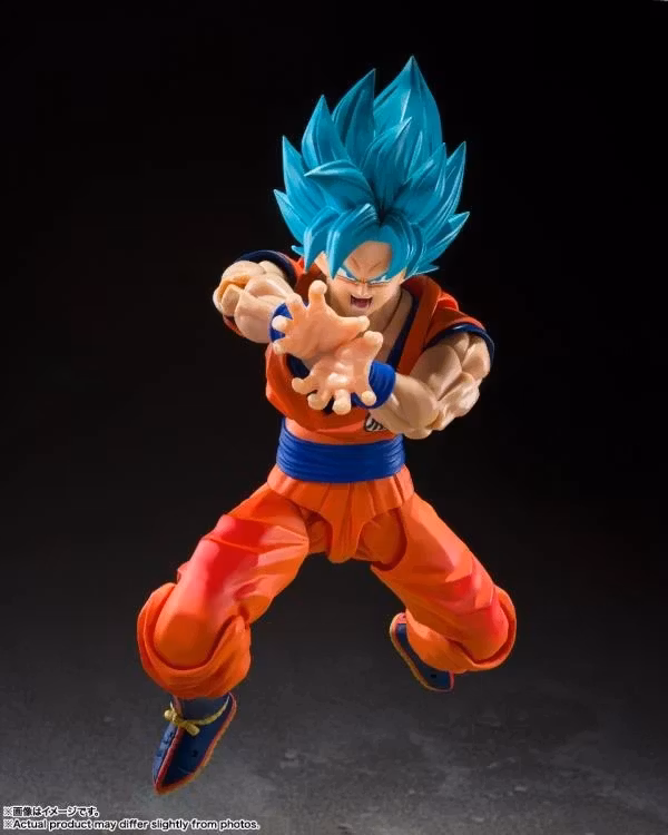 Dragon Ball Super S.H.Figuarts Super Saiyan God Super Saiyan Goku (Blue Power Transcending Limits) Action Figure