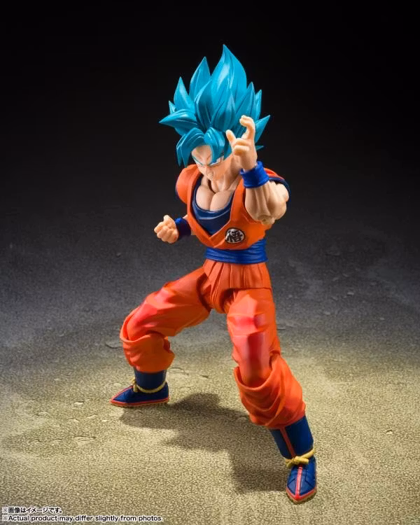 Dragon Ball Super S.H.Figuarts Super Saiyan God Super Saiyan Goku (Blue Power Transcending Limits) Action Figure